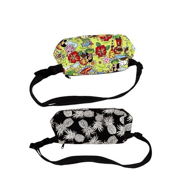 Lot Of 2 Maui Island Kids SM Waist Fanny Packs Colorful Vacation Tropical Hawaii - Picture 2 of 8